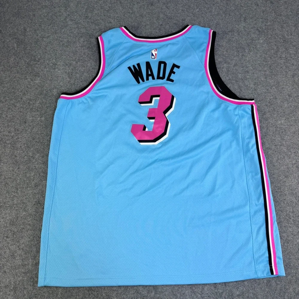Nike Miami Heat Dwyane Wade City Edition Jersey Blue XXL AV4650-425